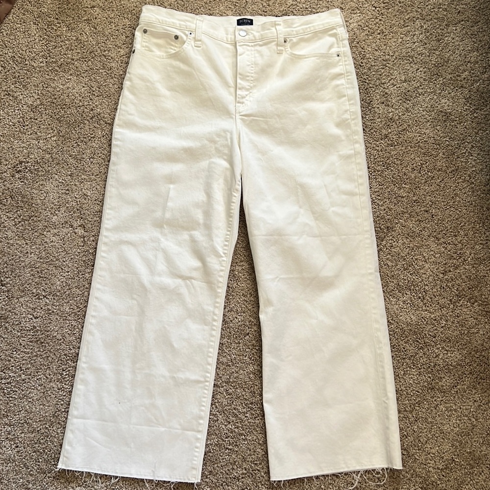 BRAND NEW J crew wide leg crop pants